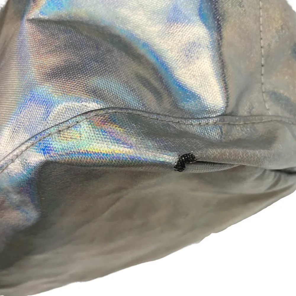 VS Pink holographic iridescent bag